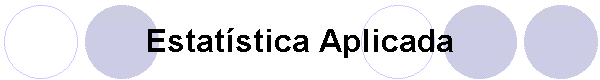 Estatstica Aplicada